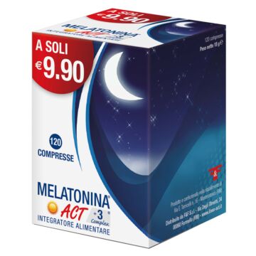 Melatonina act 1mg +3 complex 120 compresse - 