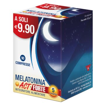 Melatonina act 1mg + forte 5 complex 90 compresse - 