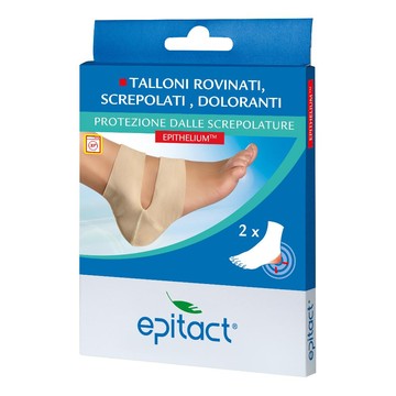 Protezione per screpolature talloni epitact taglia unica 2 pezzi - 