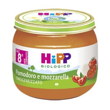 Hipp bio hipp bio omogeneizzato sugo pomodoro mozzarella 2x80 g - 