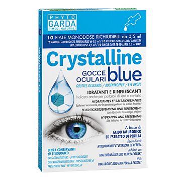Crystalline blue gocce oculari monodose 10 fiale 0,5 ml - 