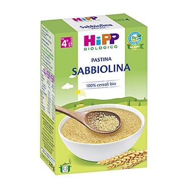Hipp bio pastina sabbiolina 320 g - 