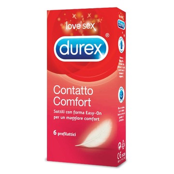 Profilattico durex contatto comfort 6 pezzi - 