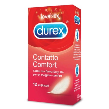 Profilattico durex contatto comfort 12 pezzi - 