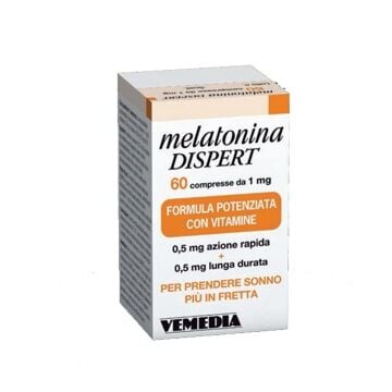Melatonina dispert 1mg di melatonina 60 compresse - 