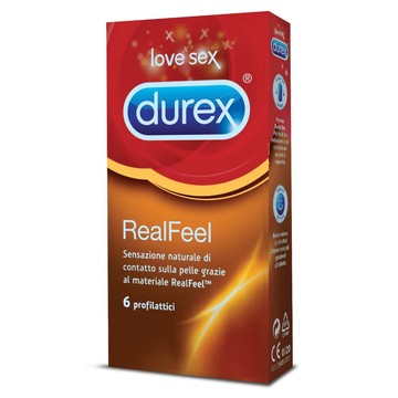Profilattico durex realfeel 6 pezzi - 