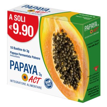 Papaya act 10 bustine da 3 g - 