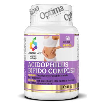 Colours of life acidophilus bifido complex 60 capsule vegetali 500 mg - 