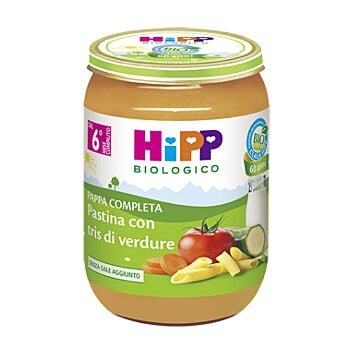Hipp bio hipp bio pappa pronta past tris di verdure 190 g - 