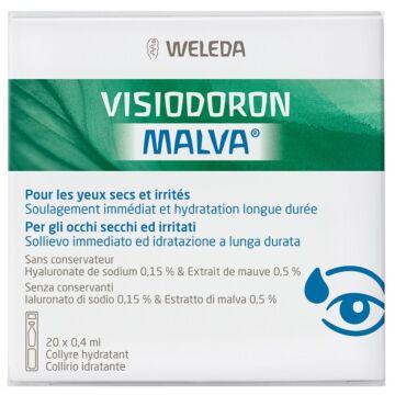 Gocce oculari visiodoron malva 20 monodose da 0,4 ml - 
