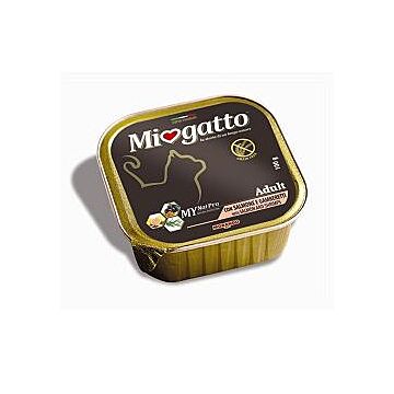 Miogatto adult salmone/gamberetti grain free 100 g - 