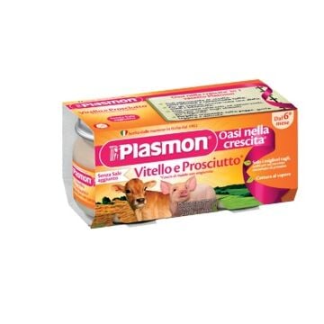 Plasmon omogeneizzato vitello - prosciutto 4 x 80 g - 