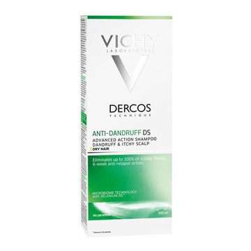 Dercos shampo antiforfora secchi 200 ml - 