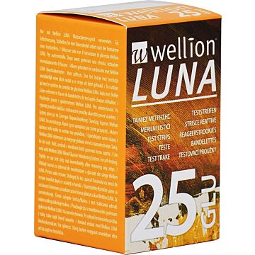 Wellion luna 25 strips strisce per misurazione glicemia - 
