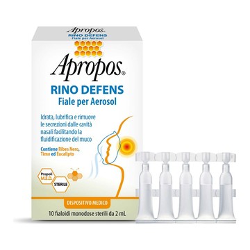 Apropos rino defens 10 fiale per aerosol 2 ml - 
