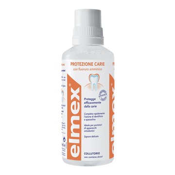 Elmex protezione carie collutorio fluoruro amminico 400 ml - 