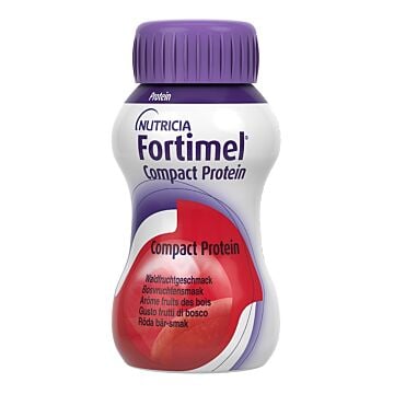 Nutricia fortimel compact protein gusto frutti di bosco 4 bottiglie da 125 ml - 