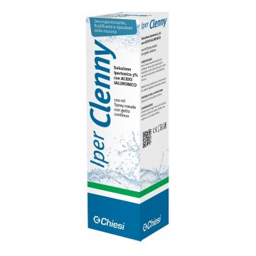 Iper clenny spray nasale erogazione continua soluzione ipertonica con acido ialuronico 100 ml - 