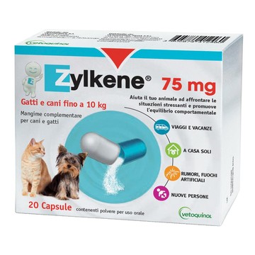 Zylkene cani/gatti 20 capsule da 75 mg - 