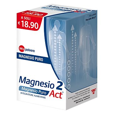 Magnesio 2 act puro polvere 300 g - 