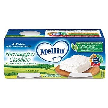 Mellin baby formaggino classico 2 x 80 g - 