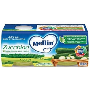 Mellin omogeneizzato zucchine 2 x 80 g - 