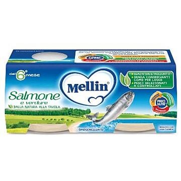 Mellin omogeneizzato salmone 2 x 80 g - 