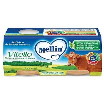 Mellin omogeneizzato vitello 2 x 80 g - 