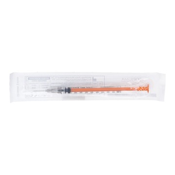 Siringa per insulina extrafine 1ml 100 ui ago removibile 27 gauge 0,40x12 mm 1 pezzo - 