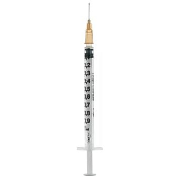 Siringa per insulina extrafine tub 1ml 100 ui ago removibile 26 gauge 0,45x12 mm 1 pezzo - 