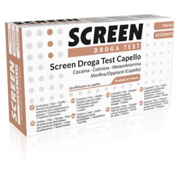 Screen droga test 4 sostanze tramite capelli - 