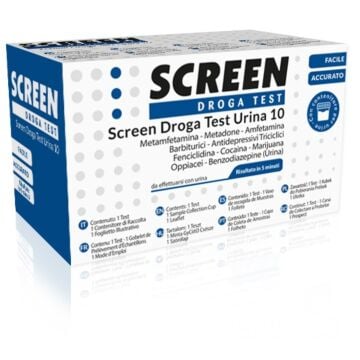 Screen droga test 10 droghe con contenitore urina - 