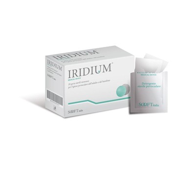 Iridium garza oculare medicata in tessuto non tessuto 20 pezzi - 