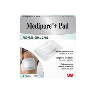 Medicazione medipore+pad 10x10cm 5pezzi - 