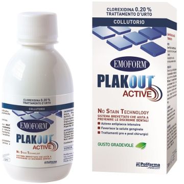 Emoform plak out active clorexidina 0,20% collutorio 200 ml - 