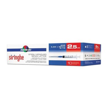 Siringa per venipuntura master-aid 10 ml gauge 21 10 pezzi - 