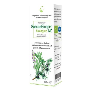 Caira salvia e ginepro macerato idroalcolico bio gocce 50 ml - 