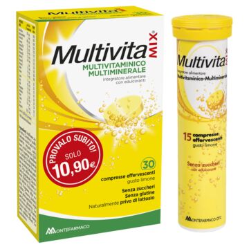 Multivitamix senza zucchero 30 compresse effervescenti - 