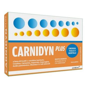 Carnidyn plus 20 bustine da 5 g gusto arancia - 