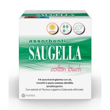 Saugella cotton touch assorbenti giorno 14 pezzi taglio prezzo - 