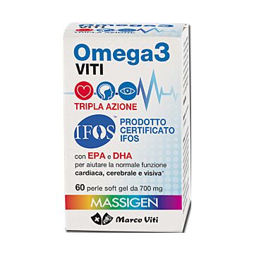 Massigen omega 3 tr/azione 60prl - 