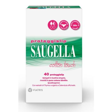 Saugella assorbenti cotton touch proteggislip 40 pezzi - 