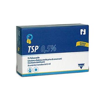 Tsp 0,5% soluzione oftalmica umettante lubrificante 30 flaconcini monodose 0,5 ml - 