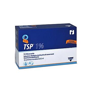 Tsp 1% soluzione oftalmica umettante lubrificante 30 flaconcini monodose 0,5 ml - 