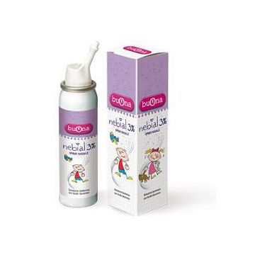 Nebial soluzione salina ipertonica di sodio cloruro al 3% con acido ialuronico spray nasale 100 ml