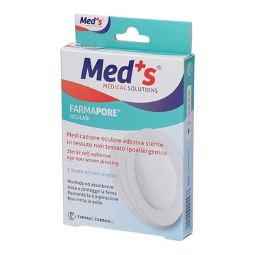 Meds pore medicazione adesiva oculare 5 pezzi - 