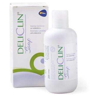 Deliclin soap detergente intimo lenitivo con antibatterico 200 ml - 