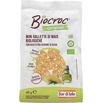 Biocroc mini gallette mais bio 40 g - 