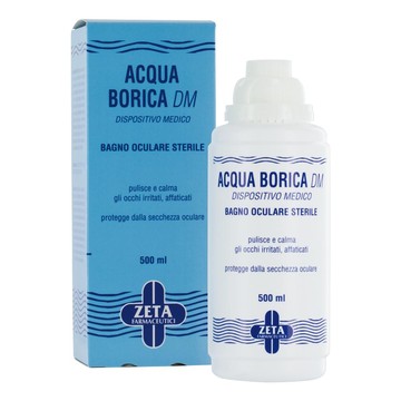 Acqua borica per bagno oculare sterile 500 ml - 