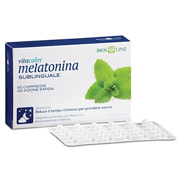 Bios line vitacalm melatonina sublinguale 60 compresse 1 mg - 